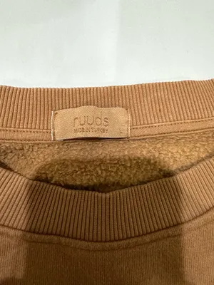 Boutique NUUDS Nashville Pop-up Brown Crewneck Oversized Sweatshirt Large thumbnail 4