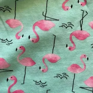 Joe Boxer Two Set Short Sleeves Short Bottoms Novelty Flamingo Print M # 1750 thumbnail 7