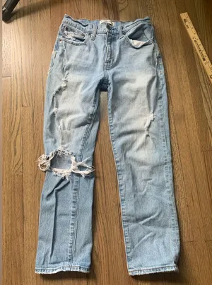 Abercrombie & fitch the boyfriend mid rise 26/2R thumbnail 1