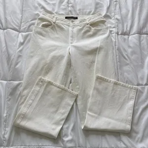 Ellen‎ Tracy Womens Size 6 White Jeans Cotton Beach Summer Classic City thumbnail 1