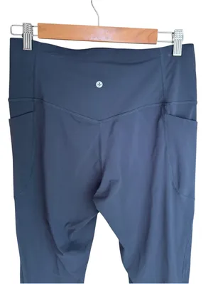 Halara - UltraSculpt High Waisted Tummy Control Pocket Leggings Navy Sz L thumbnail 6