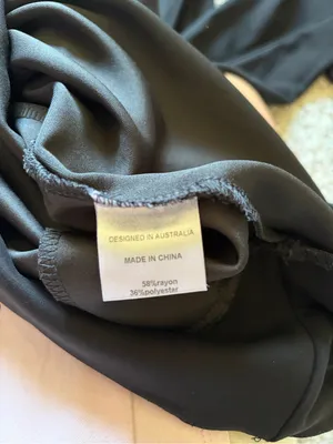 Angels Skinny Pants Women XL Black Pocket high Rise leggings 28 inseam business thumbnail 7