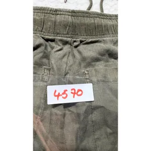 Standard James Perse Womens Olive Linen Drawstring Pants MKO1370 Size 2 thumbnail 7