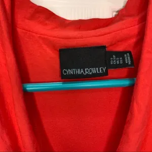 Cynthia‎ Rowley drape front fitted bottom dress SM thumbnail 3