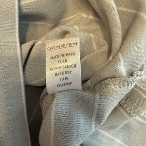 FREE FLY Bamboo Top Women Sz XL Pullover‎ Shirt Blue Gray Striped Casual Stretch thumbnail 6