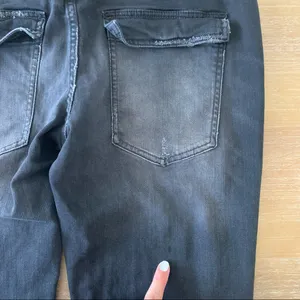 Free People Black Boyfriend Jeans 6 thumbnail 6