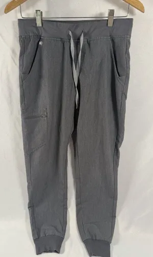 FIGS Zamora Jogger Scrub Pants Charcoal Color Size Small thumbnail 1