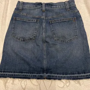 Madewell mini Jeans Skirt size 25 Boho Western Festival Fringe Vacation Summer thumbnail 2