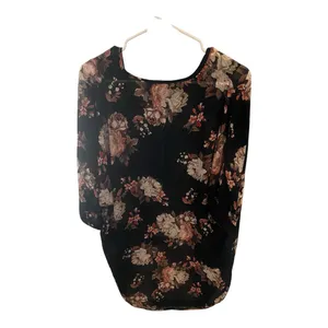 TeenBell Black Floral Kimono Blouse thumbnail 2