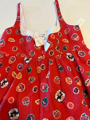 Maeve Anthropologie Red Romper thumbnail 3
