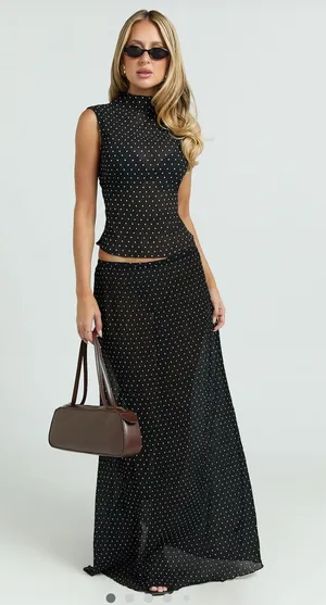 Sheer polka dot set thumbnail 1