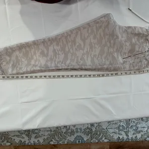 Athleta Cabo Tide‎ Linen Jogger Neutral Beige Tan Camo Print Pants - Size 6. thumbnail 11