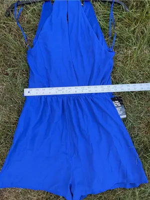 Pretty Cobalt Blue Halter Romper 💙💙 thumbnail 8