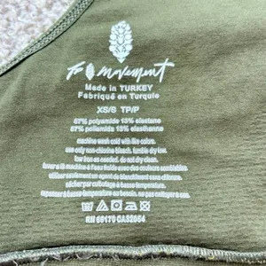 Free People Movement Every Single Time Tank Top Women XS/S Green Yoga Pilates thumbnail 7