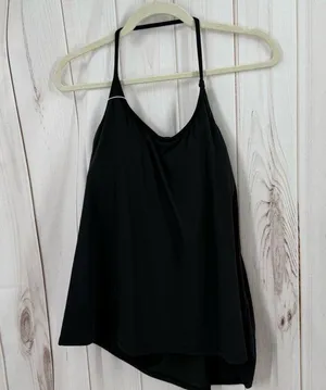Halara Women’s Small Black Softlyzero Airy Halter Tank Top New thumbnail 1