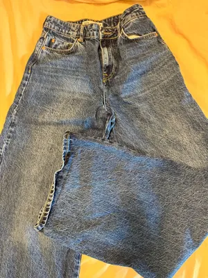 ZARA High-Rise Jeans Straight Leg thumbnail 5