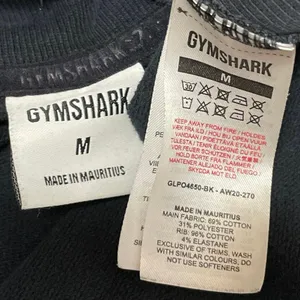 Gymshark Training Womens Black Long Sleeve Pullover Hooded Cropped Hoodie Size M thumbnail 4