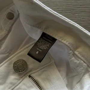 Express Low Rise Cut Off Denim Shorts thumbnail 4