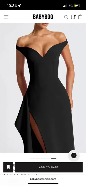 Babyboo Black Maxi Dress thumbnail 7