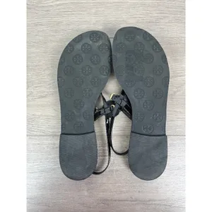 Tory Burch Black Patent Leather Ali Thong Sandal Sz.10 thumbnail 13