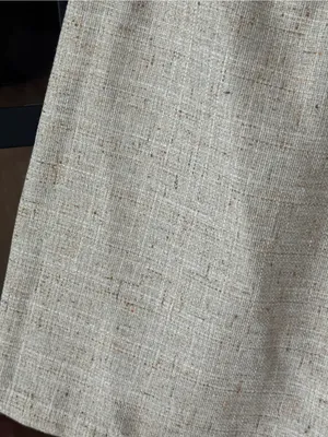 Commense tweed apricot shorts high rise beige neutral textured thumbnail 6