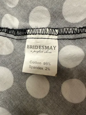 Bridesmay Black and White Polkadot Dress Size Small thumbnail 10