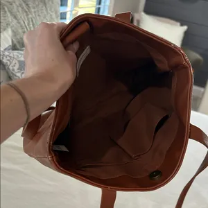 Thread & Supply Rich Brown Tote Bag thumbnail 4