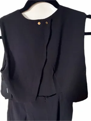 Lulus Glam bition black backless midi jumpsuit S thumbnail 3
