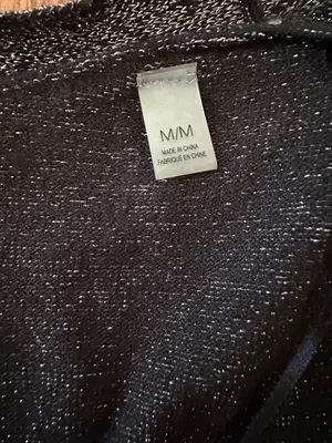 Tahari Woman’s Open Front Long Line Black Cardigan, Sz M thumbnail 11