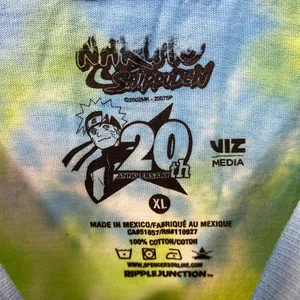 Naruto Shippuden- Naruto Uzumaki - Shadow Clone Jutsu Tie Dye Anime T-Shirt XL thumbnail 3