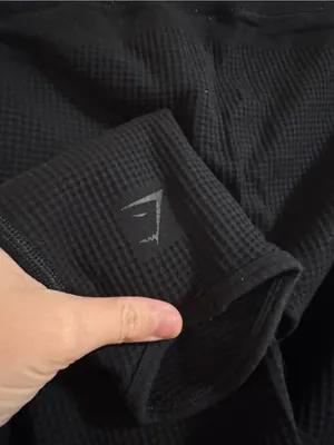 Gymshark Black Ribbed Leggings thumbnail 4