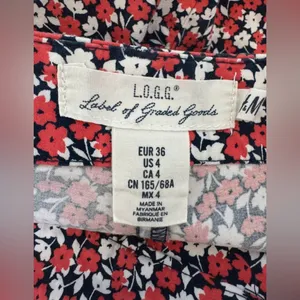 H&M L.O.G.G. Floral Print Shorts | Size 4‎ thumbnail 6