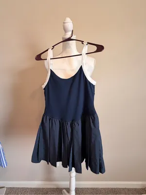 Free People Movement Swing of Things Color block Tennis Dress size large NWOT thumbnail 9