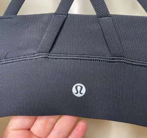 Lululemon Energy Bra High Neck Long Line Medium Support B-D Cup sz 4 thumbnail 3