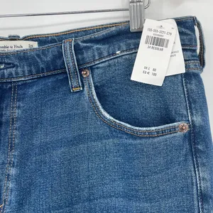 Abercrombie & Fitch Ankle Straight Womens Jeans Sz 18 Distressed Y2K High Rise thumbnail 3
