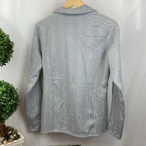 Patagonia Gray Diamond Print Long Sleeve Quarter Zip Sweater L thumbnail 3
