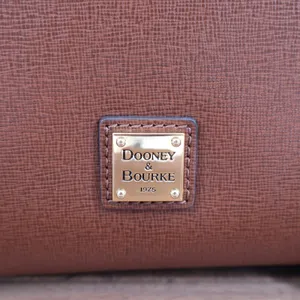 Dooney & Bourke Small Zip Satchel Amber Saffiano Leather Handbag thumbnail 2