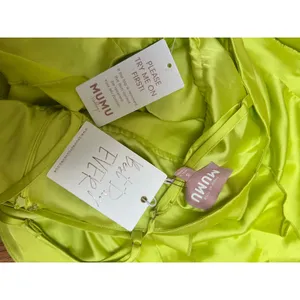 NEW NWT Show Me Your MuMu Romance Ruffle Dress Lime Small thumbnail 7