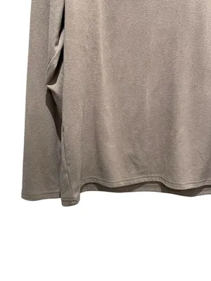 Salty Wave Oversized Long Sleeve Soft Lounge Top Brown Women’s Size Medium thumbnail 2