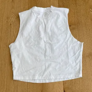True Religion Tank Top Cropped Size S White Black Red thumbnail 3