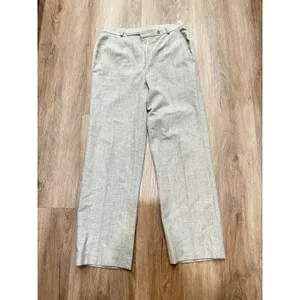 Neiman Marcus‎ Pants Women's 6 Beige Straight Leg Made In The USA thumbnail 2
