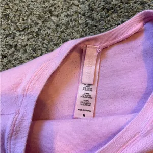 Skims Logo Pointelle Cropped Tee thumbnail 4