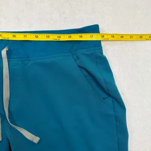 FIGS Zamora Jogger Scrub Pants Women’s XL Teal Blue Green Technical Collection thumbnail 8