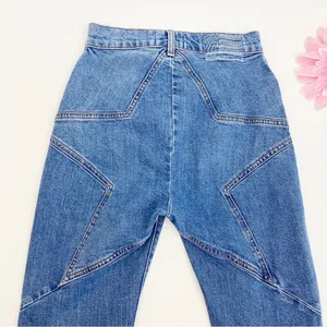 Revice Venus High Rise Cropped Star Jeans: Light Year Wash thumbnail 11