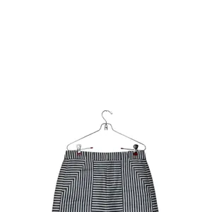 Madewell Women's Skirt Striped Straight Mini Pockets‎ Cotton Blue White Size 2 thumbnail 3