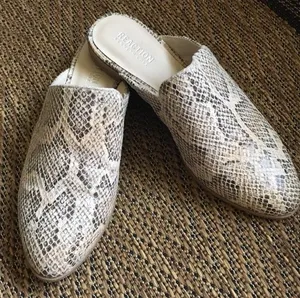 Kenneth Cole Ruthie snake mule flats thumbnail 2