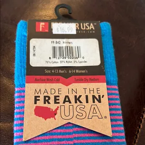 Freaker USA Hooters Striped Socks Blue thumbnail 2