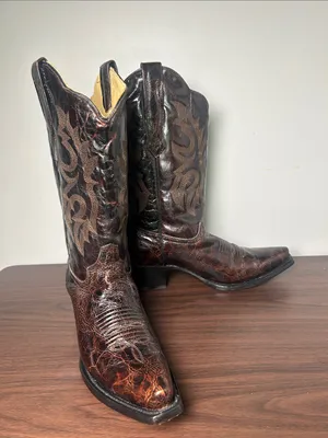 Corral Distressed Leather Western Cowboy Boots Women's Size 8.5 M Style A-2519 thumbnail 2