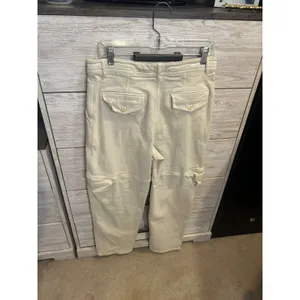 Aritzia Wilfred Free Maeve Tan Cargo Pants Baggy Relaxed Ankle Length 12 thumbnail 9