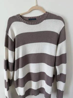 brandy melville striped oversized sweater thumbnail 1